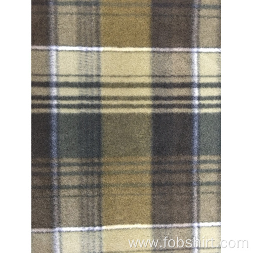 Plaid Fabric Polar Fleece Polar Fleece Printing Fabric For Toy Manufactory